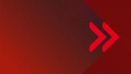 UniCredit arrows on a red background